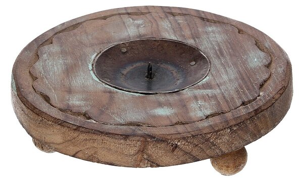 Sviečnik Rustic Flame 15 cm
