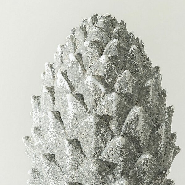 Dekoratívna figúrka Pinecone Grey 15x15x30 cm