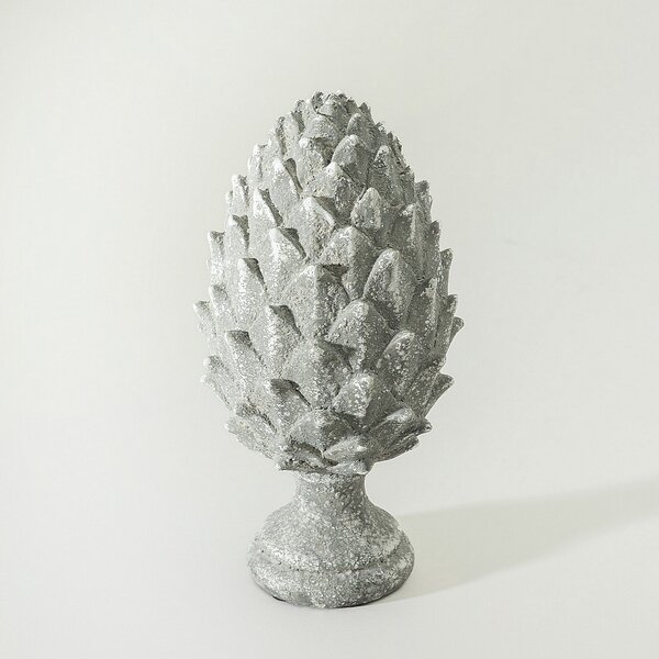 Dekoratívna figúrka Pinecone Grey 15x15x30 cm
