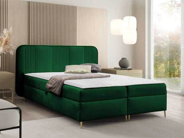 Mirjan24 Kontinentálna manželská posteľ Omentre, Rozmer postele: 160x200, Dostupné poťahy: Magic Velvet 2225 5903211408922