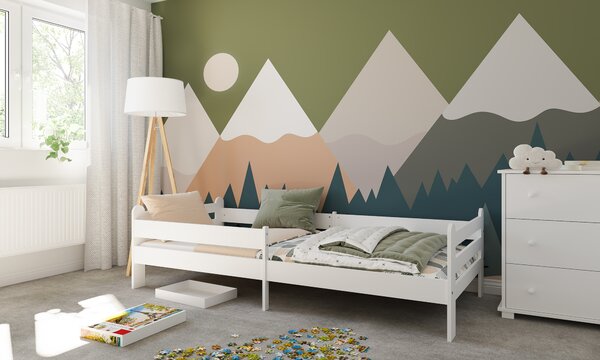 Raj posteli Detská posteľ Riko PW 200x90 cm 200x90 cm biela