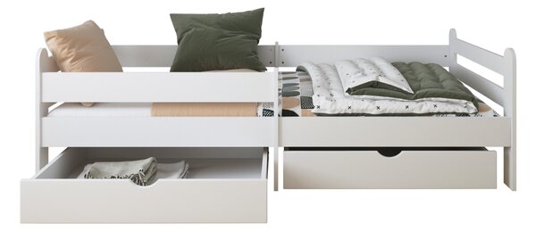 Raj posteli Detská posteľ Riko PW 200x90 cm 200x90 cm biela