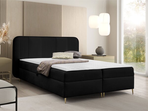 Mirjan24 Kontinentálna manželská posteľ Omentre, Rozmer postele: 160x200, Dostupné poťahy: Magic Velvet 2225 5903211408922