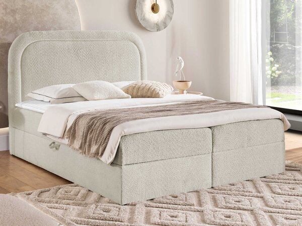 Mirjan24 Kontinentálna posteľ Bukirt, Rozmer postele: 140x200, Dostupné poťahy: Coral 55 5903211415524