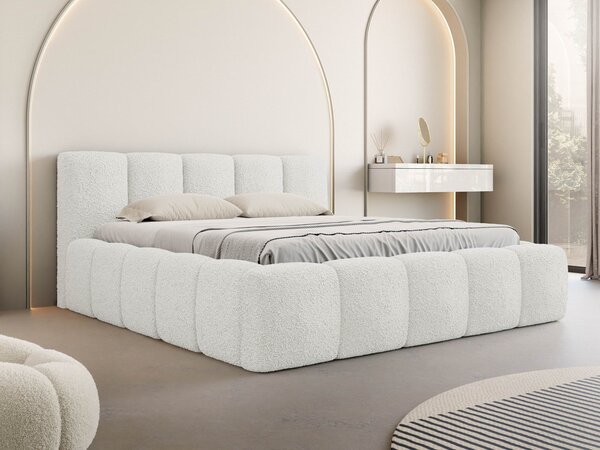Mirjan24 Čalúnená posteľ Ubipra Boucle, Rozmer postele: 140x200, Farby: Abriamo 04 5903211414510