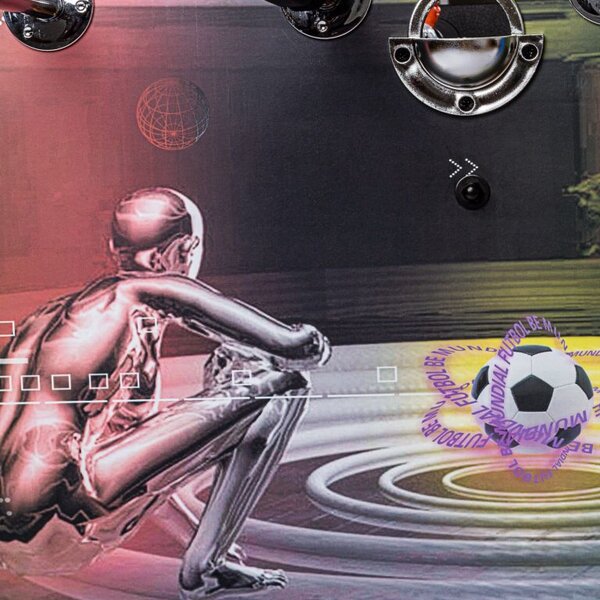 Profesionálny stolný futbal Leeds Cyber, 140 x 73 x 87 cm