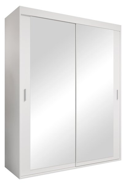 Mirjan24 Zrkadlová skriňa Satingo 160 V, Farby: Biela 5903211421426