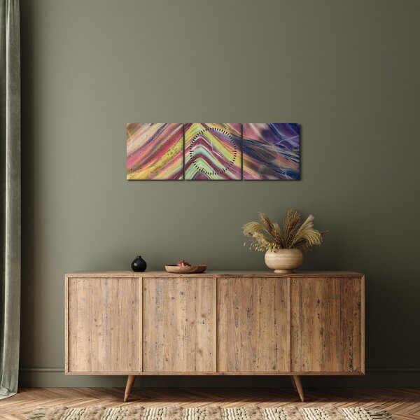 Obraz - Panoráma (s hodinami) (90x30 cm)