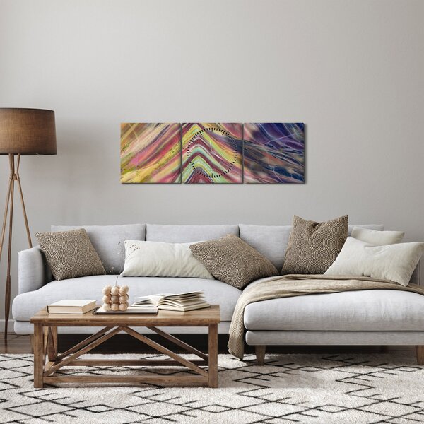 Obraz - Panoráma (s hodinami) (90x30 cm)