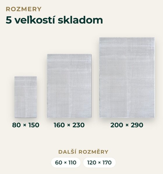 Angel Carpet, Kusový koberec Zafiro 19 Grey, 60x110, šedá, kancelária