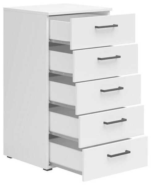 KOMODA, biela, 45/83/40 cm Carryhome - Komody