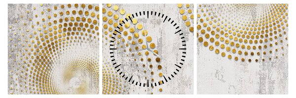 Obraz - Betónový design (s hodinami) (90x30 cm)