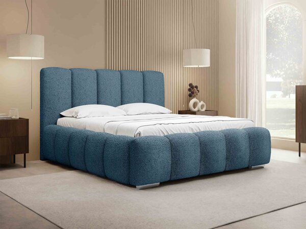 Mirjan24 Čalúnená manželská posteľ Lisko Boucle, Rozmer postele: 140x200, Farby: Abriamo 03 5903211427930