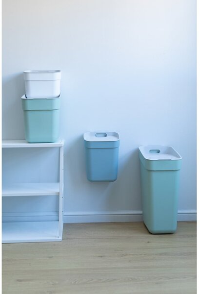 Svetlomodrý odpadkový kôš na triedený odpad z recyklovaného plastu 10 l Ready To Collect – Curver
