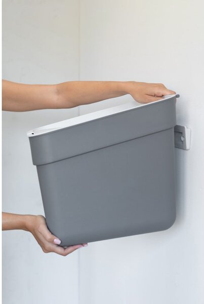 Svetlomodrý odpadkový kôš na triedený odpad z recyklovaného plastu 10 l Ready To Collect – Curver
