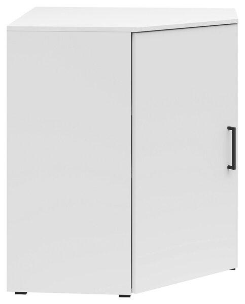 ROHOVÁ KOMODA, biela, 71,5/83/71,5 cm Carryhome - Komody