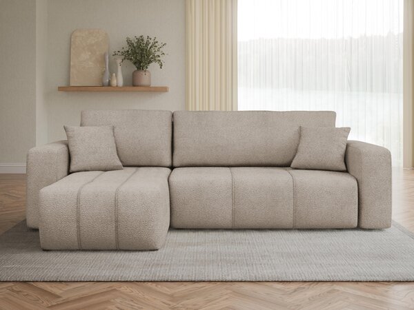 Mirjan24 Rohová rozkladacia sedačka Larow Boucle, Dostupné poťahy: Coral 45 5903211452031