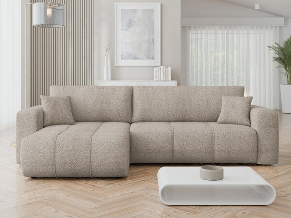 Mirjan24 Rohová rozkladacia sedačka Larow Maxi Boucle, Dostupné poťahy: Coral 80 5903211452154