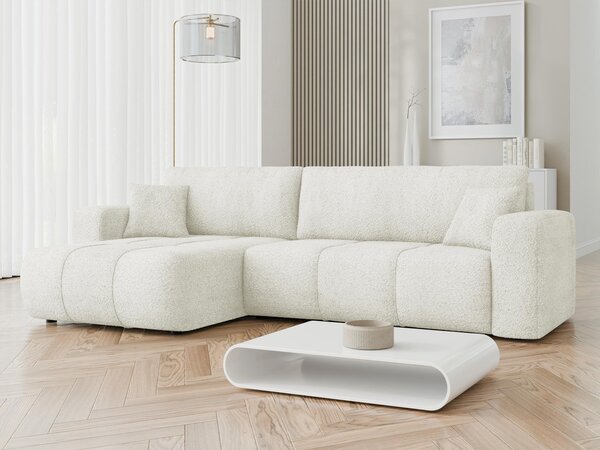 Mirjan24 Rohová rozkladacia sedačka Larow Maxi Boucle, Dostupné poťahy: Coral 80 5903211452154