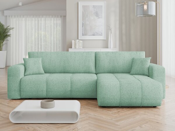Mirjan24 Rohová rozkladacia sedačka Larow Maxi Boucle, Dostupné poťahy: Coral 80 5903211452154