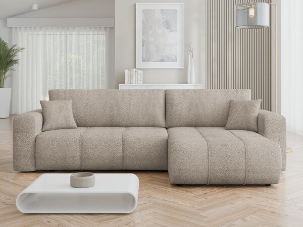 Mirjan24 Rohová rozkladacia sedačka Larow Maxi Boucle, Dostupné poťahy: Coral 80 5903211452154