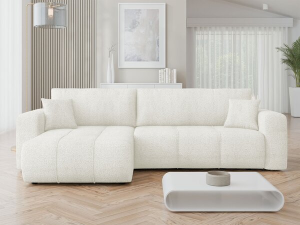 Mirjan24 Rohová rozkladacia sedačka Larow Maxi Boucle, Dostupné poťahy: Coral 80 5903211452154