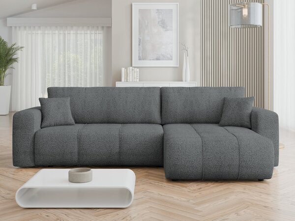 Mirjan24 Rohová rozkladacia sedačka Larow Maxi Boucle, Dostupné poťahy: Coral 80 5903211452154