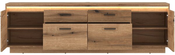 SKRINKA POD TV, farba duba, 210/64,4/44,6 cm Hom`in - TV nábytok