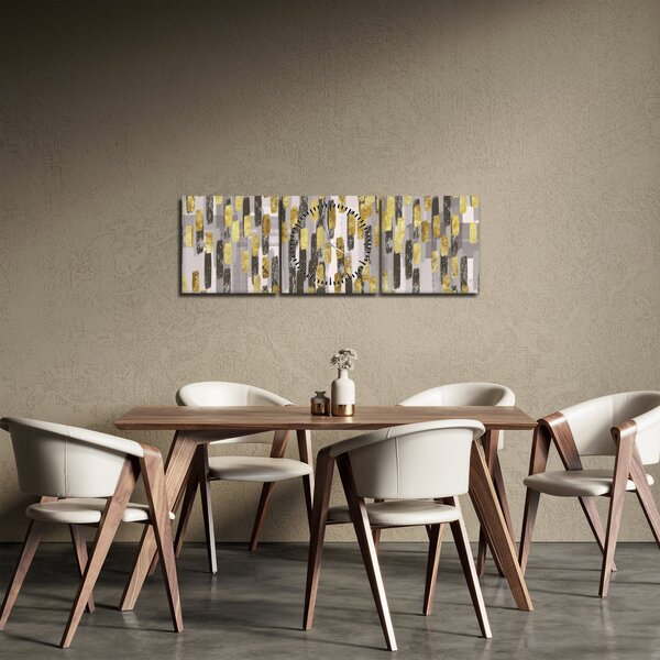Obraz - Moderná dekorácia (s hodinami) (90x30 cm)