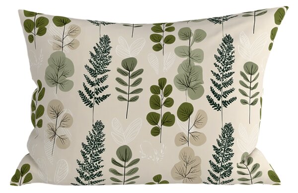 Obliečka na vankúš z mikrovlákna SCANDI NATURE 50x70 cm, zelená