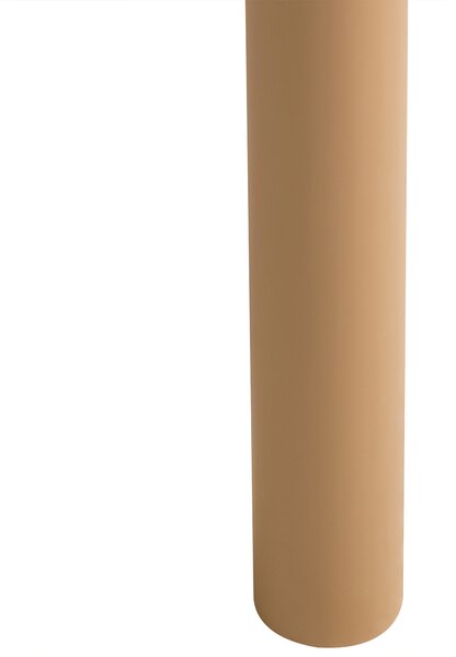 Písací stôl svetlohnedý MDF 140 x 50 cm otvorená polica 2 zásuvky úložný priestor škandinávsky štýl pracovňa