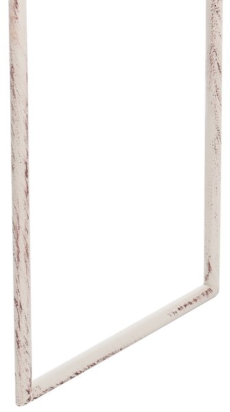 Vyvýšený kvetináč béžový železo 22 x 18 x 50 cm stojan na rastliny kvetináč na podstavci interiér exteriér