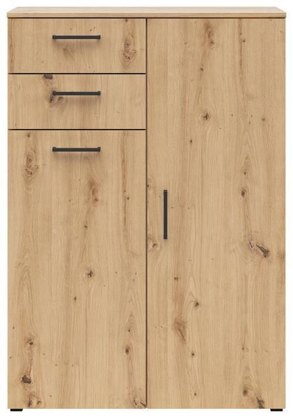 KOMODA, dub artisan, 80/115/40 cm Carryhome - Komody