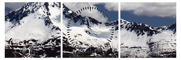 Obraz - Národný park Kenai Fjords (s hodinami) (90x30 cm)