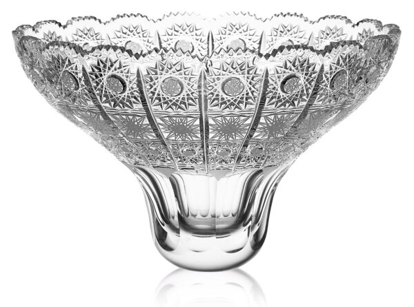 Bohemia Crystal Ručne vyrábaná a ručne brúsená misa 355mm