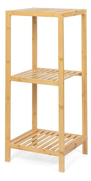 Bambusový kúpeľňový regál v prírodnej farbe 37x83 cm Skaren – Essentials