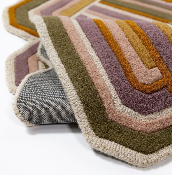 Ručne tkaný vlnený koberec 140x200 cm Lattice Shaped – Flair Rugs