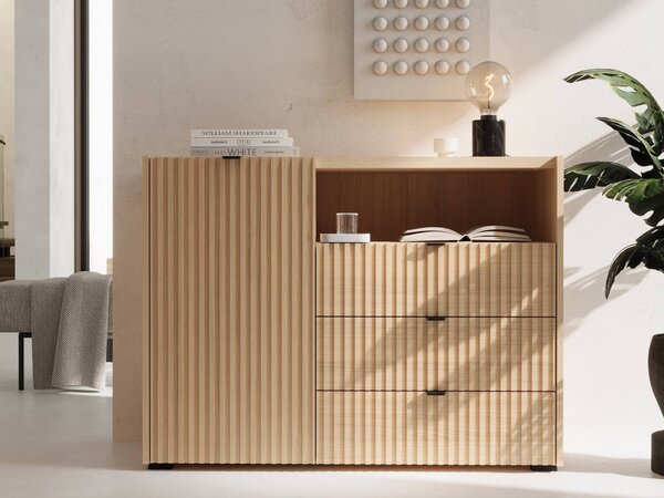 Mirjan24 Komoda Siroti 1D3SZ SR01, Farby: dub vicenza bielený 5903211436185