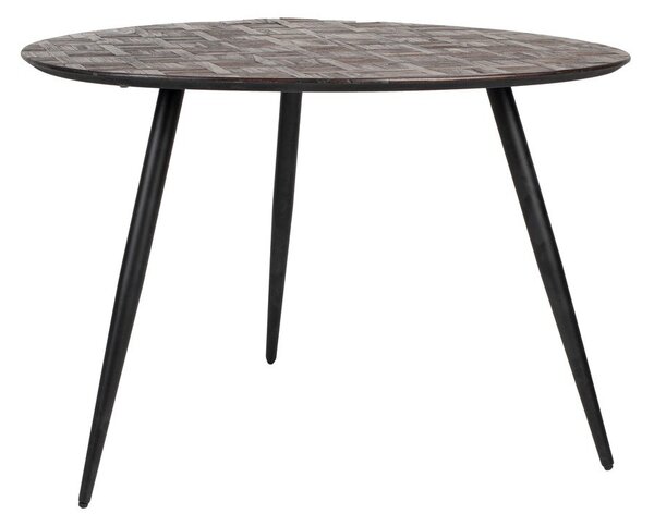 Okrúhly jedálenský stôl z teakového dreva 76x111 cm Webster – White Label