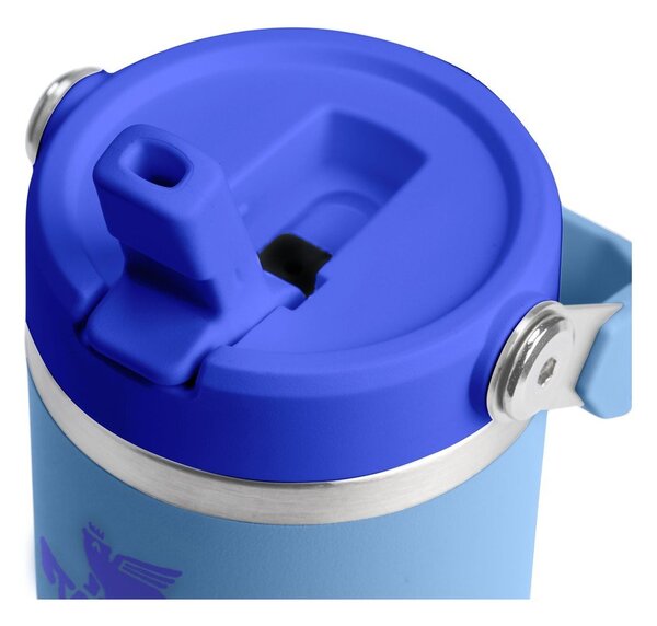 Modrá termoska z nehrdzavejúcej ocele 410 ml IceFlow™ Flip Straw 2.0 Tumbler Blue Sky – Stanley
