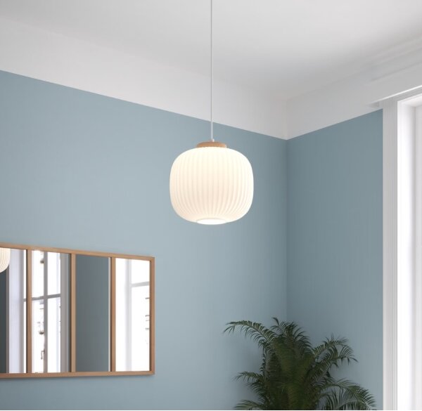 Atmosphera - Závesný luster na lanku TRAVIS 1xE27/25W/230V borovica