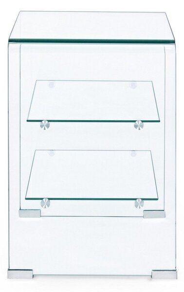 Sklenený odkladací stolík 40x50 cm Iride – Bizzotto