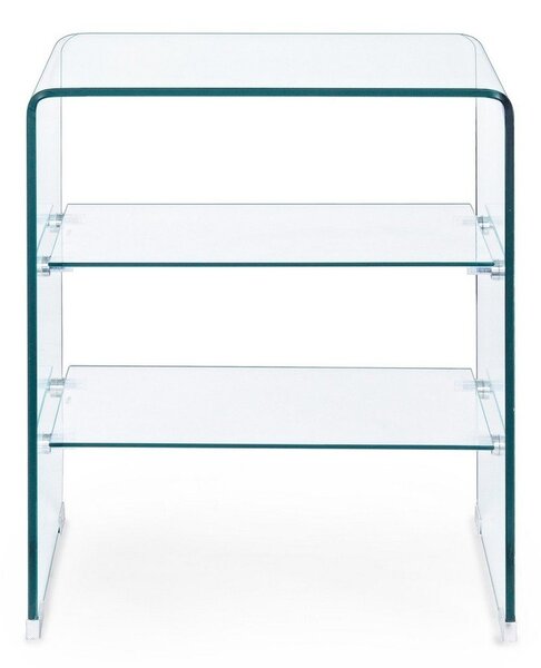 Sklenený odkladací stolík 40x50 cm Iride – Bizzotto