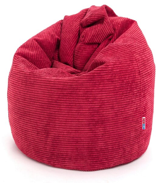 Mega Sako – veľký sedací vak z manšestru, 135 cm výška, 340 l výplň, prispôsobivý tvar, na relax aj prácu, dostupný vo farbách Farba: SZ91 - žltý