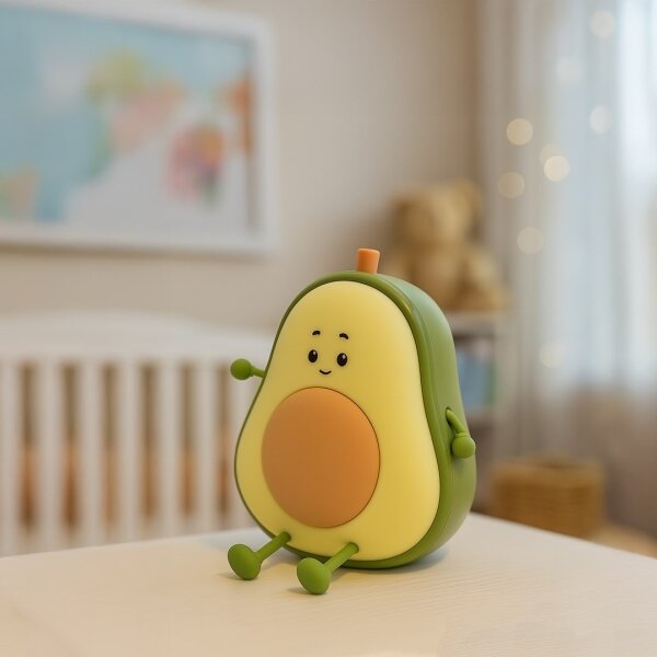 LED Stmievateľné nabíjateľné detské nočné svetlo AVOCADO LED/1W/5V 1200 mAh