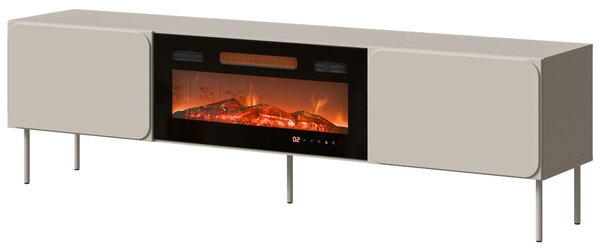 Mirjan24 TV skrinka s krbom Tuxano 200 EF, Farby: toskánska červená 5903211479175
