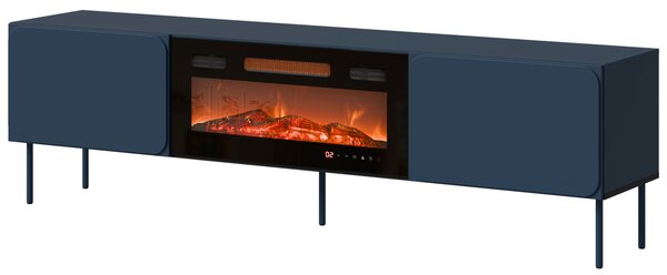 Mirjan24 TV skrinka s krbom Tuxano 200 EF, Farby: toskánska červená 5903211479175