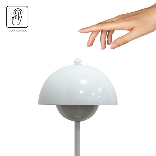 LED Nabíjacia dotyková stolná lampa COSTA LED/3W/5V 2400 mAh 3000-6000K biela