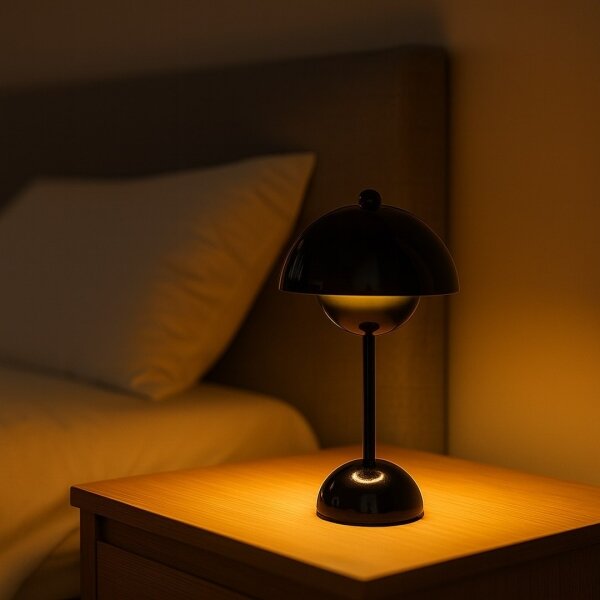 LED dobíjateľná dotyková stolná lampa COSTA LED/3W/5V 2400 mAh 3000-6000K čierna