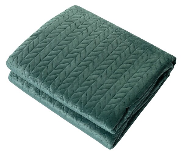 Zamatový prehoz Silky Touch 220x240cm green